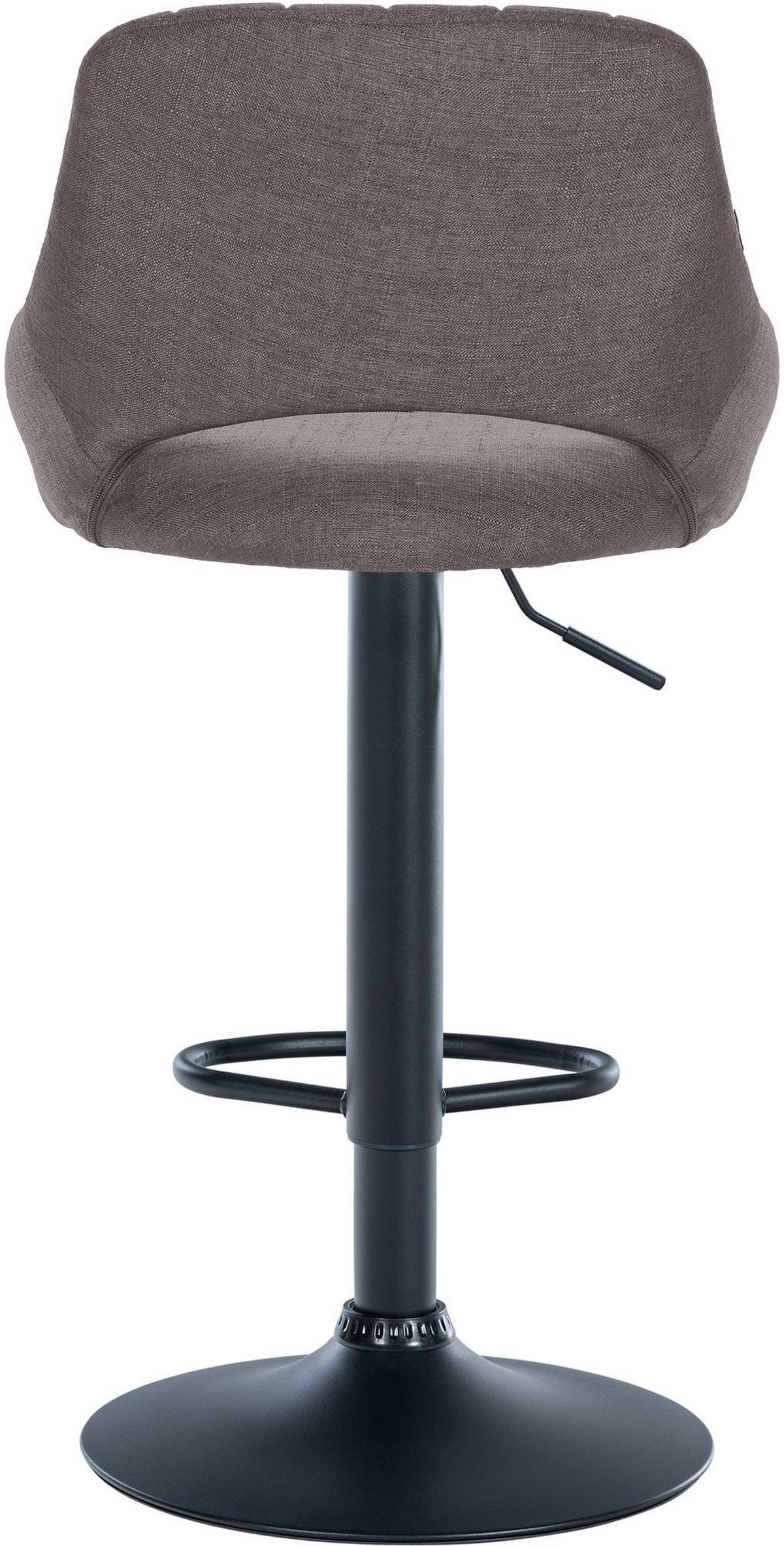 BARHOCKER 2er Set Stoff dunkelgrau - Dunkelgrau, Textil (47/85/48cm) - CLP