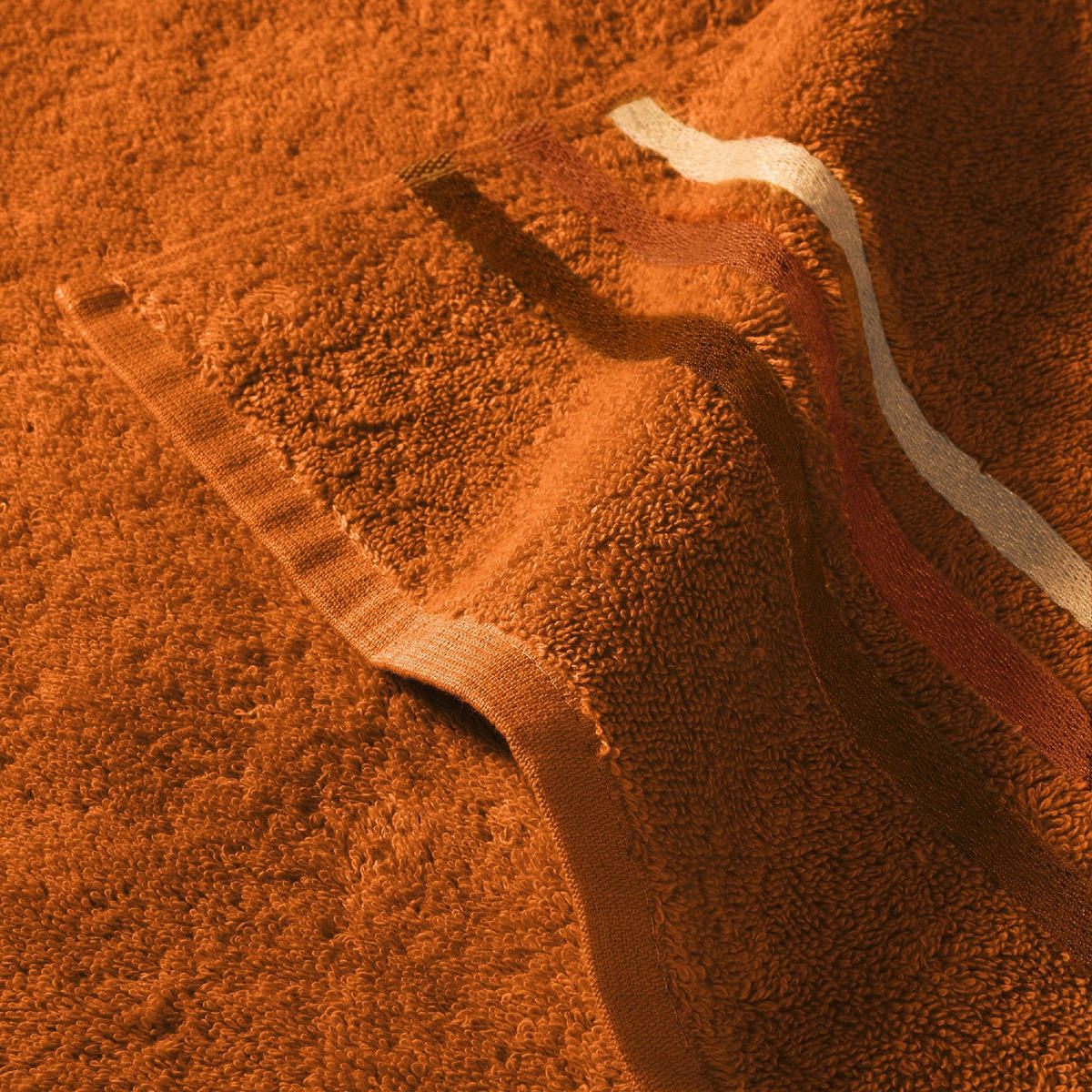 DUSCHTUCHSET Skyline Color - 2-teilig - 70 x 140 cm - Terrakotta - Terracotta, Textil (70/140cm) - SCHIESSER