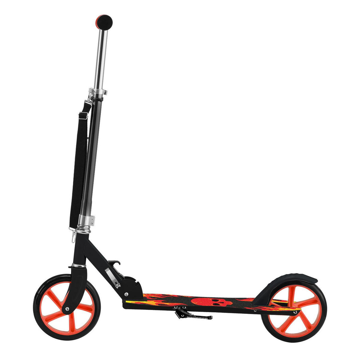 CITYROLLER Fire schwarz/ rot - Schwarz, Metall (88/27/106cm) - Artsport
