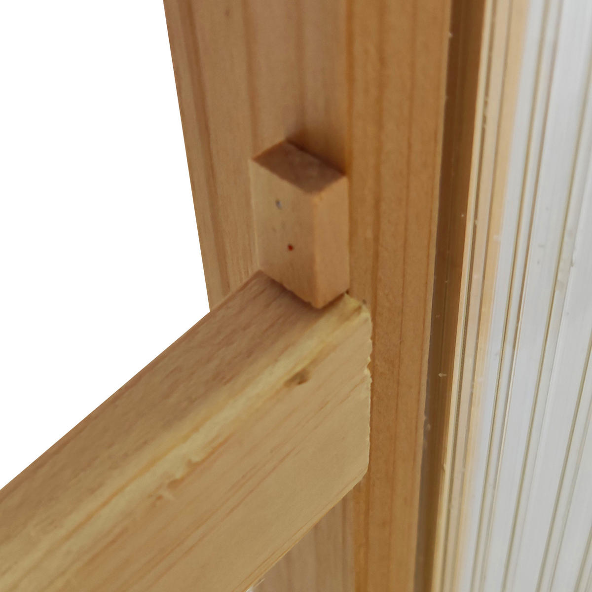 GEWÄCHSHAUS DE-11915 mit 2 getrennt öffnenden Dachflächen Naturholz - Naturfarben, Holz (50/36/100cm) - ComfortXL