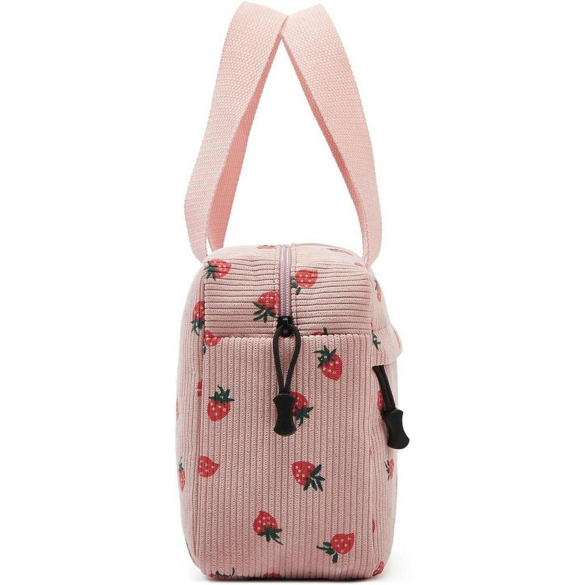 KULTURTASCHE Cord Strawberry-pink 30 cm - Rosa, Textil (20/2/30cm)
