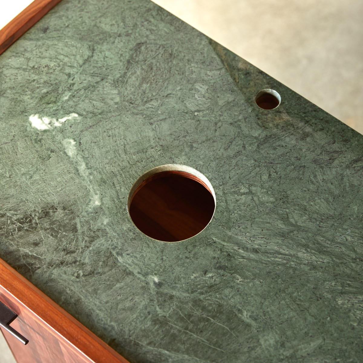 WASCHTISCHUNTERSCHRANK Jade Braun aus Palisander - Braun, Holz (80/80/53cm) - Tikamoon