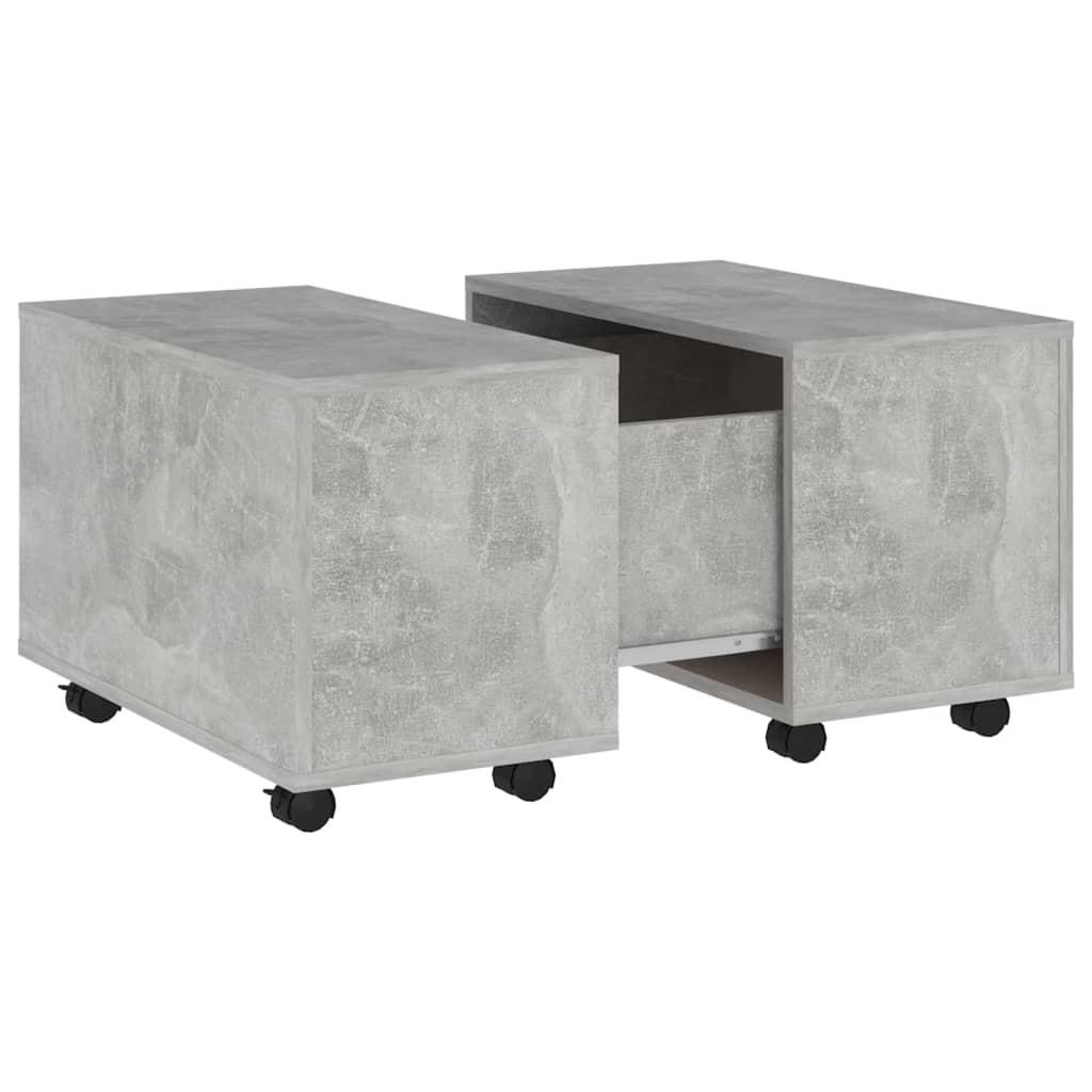 COUCHTISCH Betongrau 60x60x38 cm Holzwerkstoff - Grau, Holzwerkstoff (60/60/38cm) - furnicato
