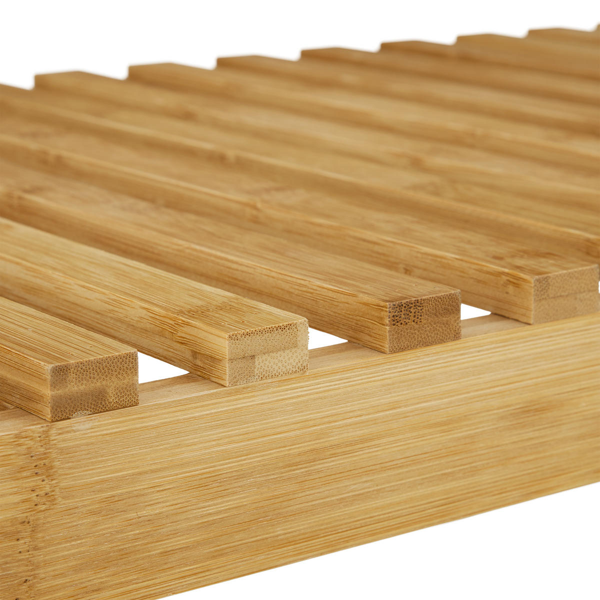 SITZBANK - Hellbraun, Holz (80/44.5/40cm) - Relaxdays