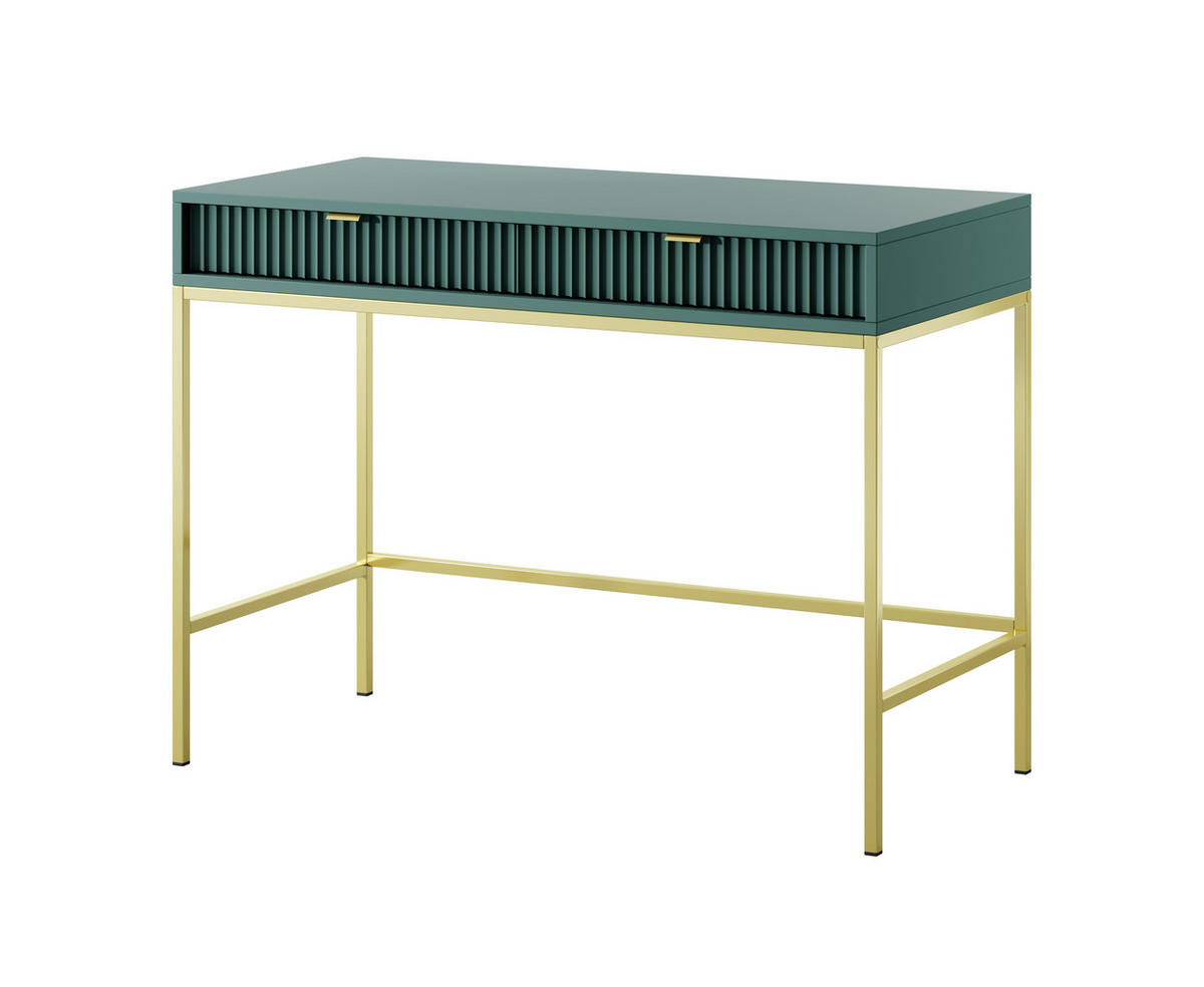 SCHMINKTISCH ZOVA Pastellgrün 104x77x50 cm Little table, Freistehend - Jadegrün/Pastellgrün, Holzwerkstoff/Metall (50/104/77cm) - DomoHome