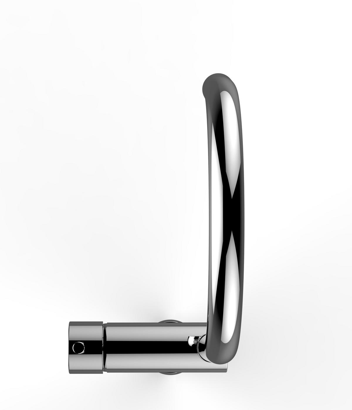 VORFENSTER-KÜCHENARMATUR, Umklappbar 6 CM, Verchromt, 360° schwenkbar - Chromfarben, Metall (18.1/31.3/18.1cm) - VIZIO