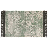 KURZFLOR-TEPPICH Akarsu 200/140 cm - Grün, Naturmaterialien (140/200cm) - Beliani