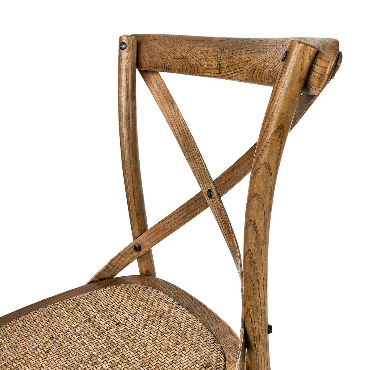 STUHL (2er Set) Cross Country - Braun, Naturmaterialien (42/87/46cm) - Butlers