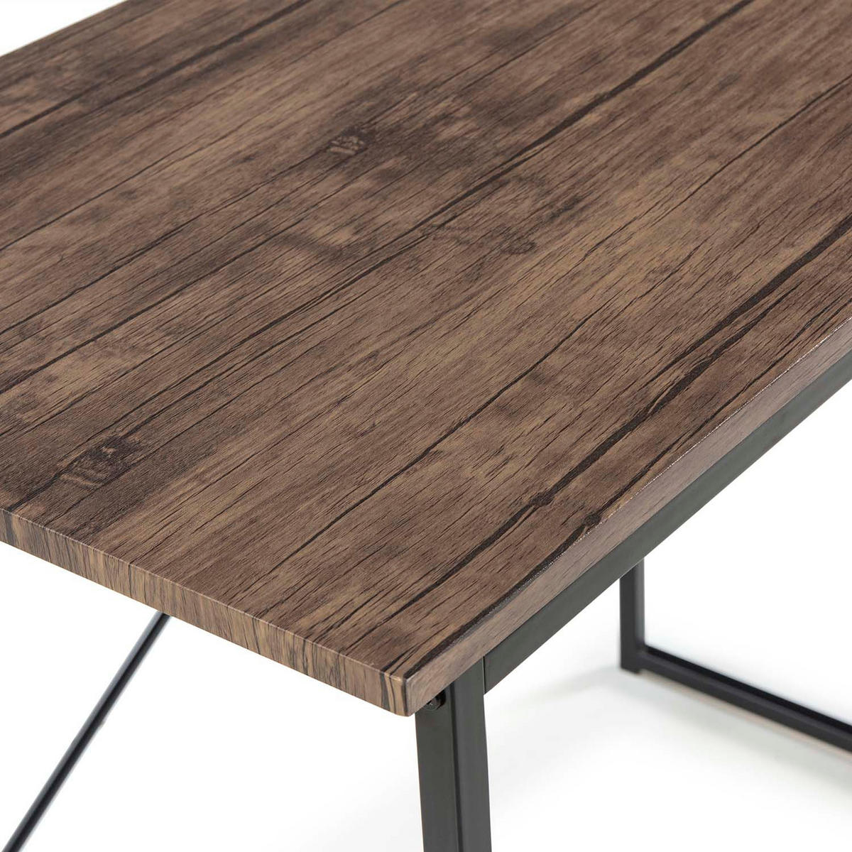 SCHREIBTISCH 90/50/74 Caceres Schwarz - Schwarz, Holzwerkstoff (50/90/74cm) - VS Venta-stock