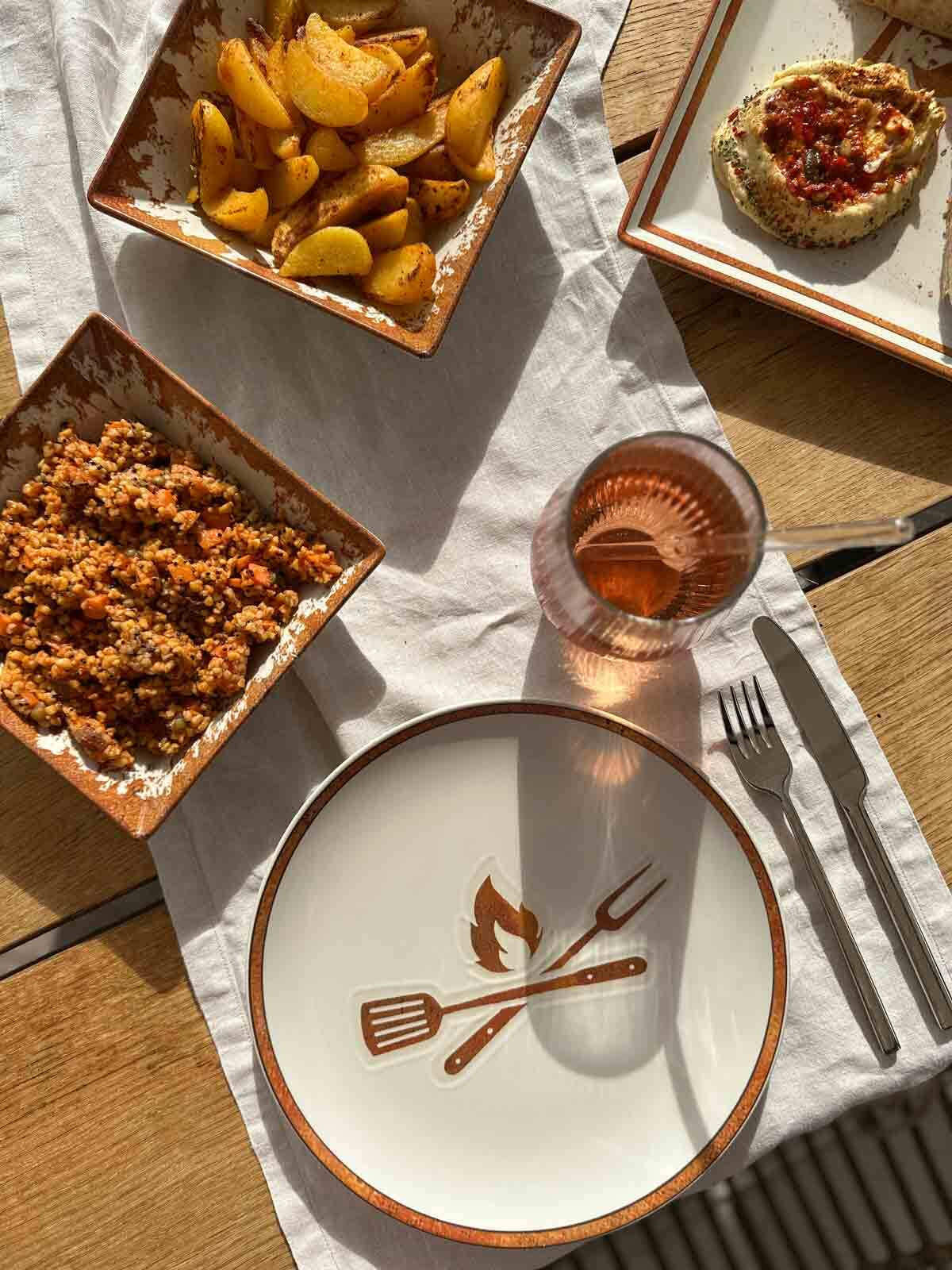 Thumbnail - Ritzenhoff Breker Grillteller, Braun, Keramik, Rund, Essen & Trinken, Geschirr, Teller, Speiseteller