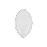 SERVIERTELLER EQUINOXE 35 cm Weiss Kumulus - Weiß, Keramik (22.3/4/35cm) - Revol Porcelaine France