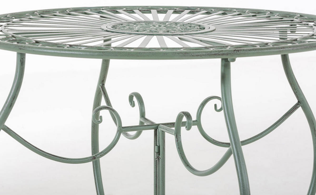 GARTENTISCH Indi antik-grün - Grün, Metall (72/70/70cm) - TPFGarden