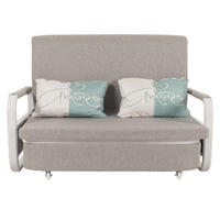 SCHLAFSOFA Grau - Grau, Textil (130/71/185cm) - MCW
