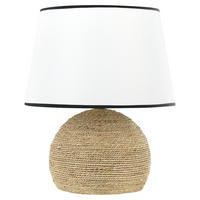 TISCHLAMPE Growee 38/38/46 cm - Hellbraun, Naturmaterialien (38/38/46cm) - Beliani