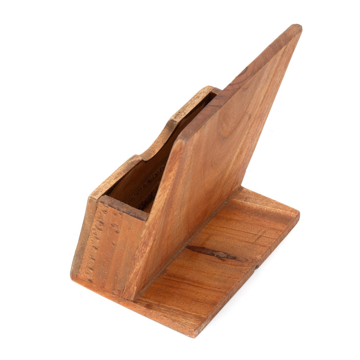 ORGANIZER Mika Mahagoni Massivholz, passend bis DIN A5 Größe naturfarben - Naturfarben, Holz (12/17/20cm) - CREEDWOOD