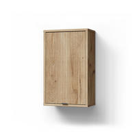 BADSCHRANK ATERNO Viking Oak 40 x 65 cm mit 2 Regalböden - Eiche Wotan, Holzwerkstoff (40/65/22.1cm) - Livinity®