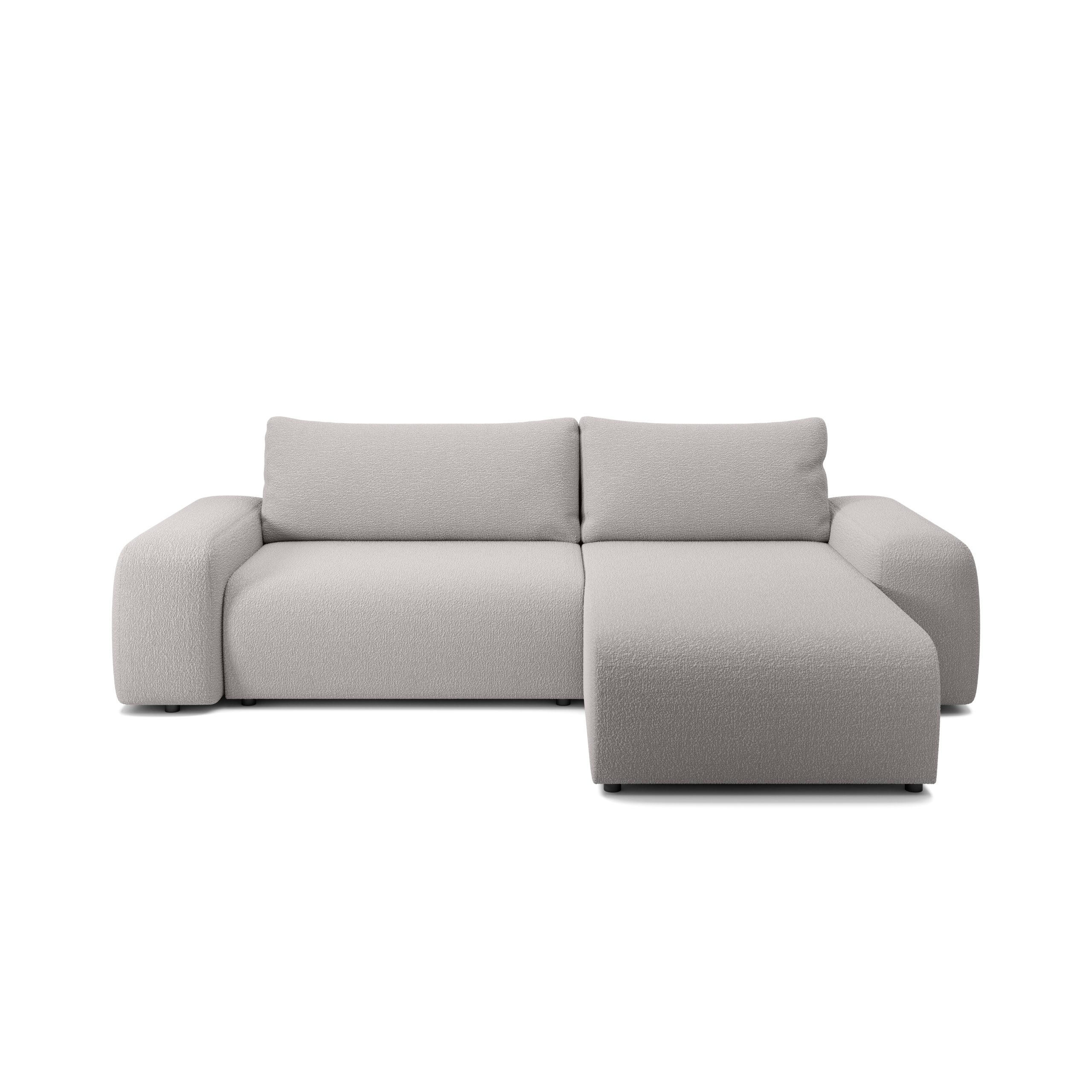 Fedve Ecksofa Hellgrau 294x185 cm