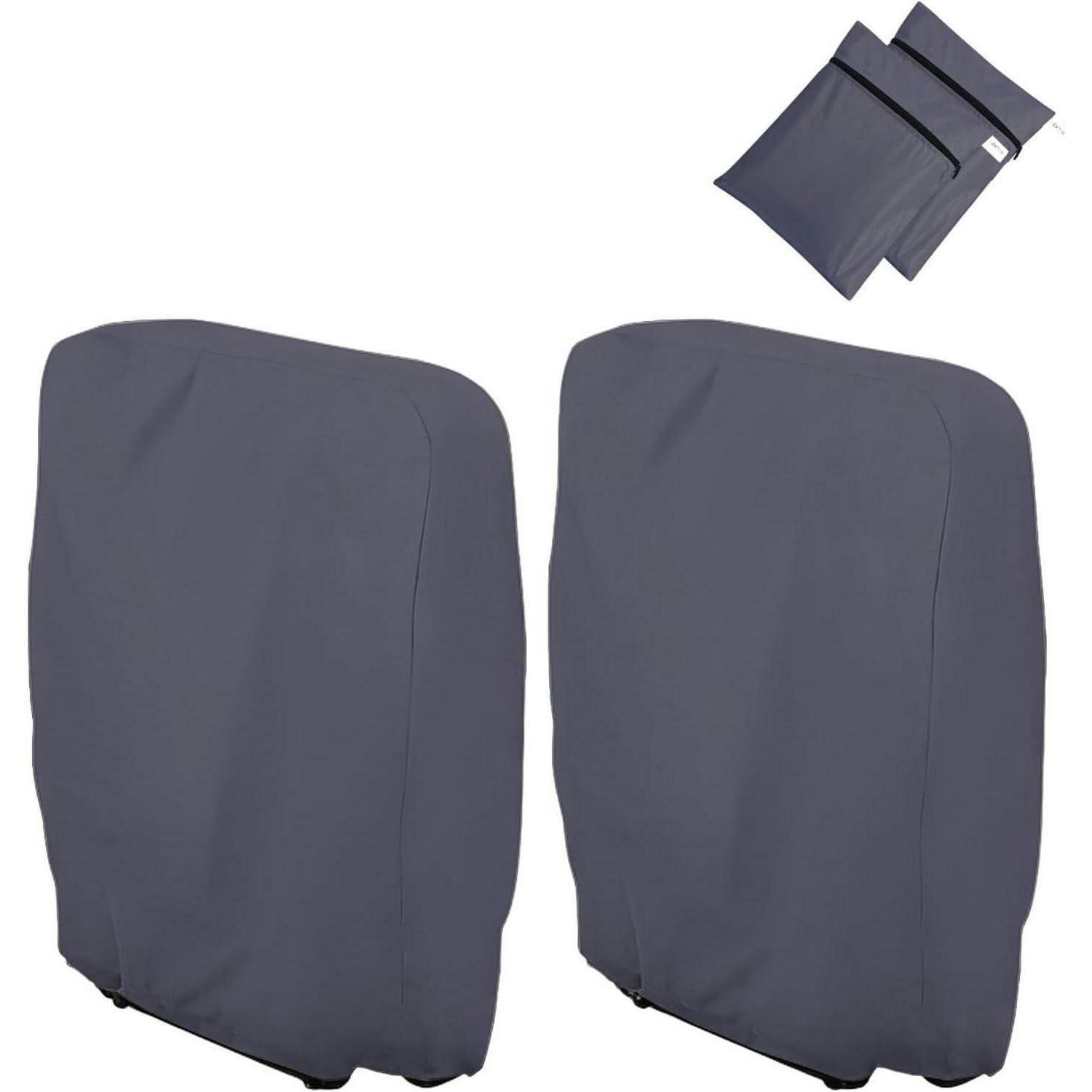 SCHUTZHÜLLE 2-teiliges Set Dunkelgrau 110 x 71 cm - Anthrazit, Textil (71/110/34cm)