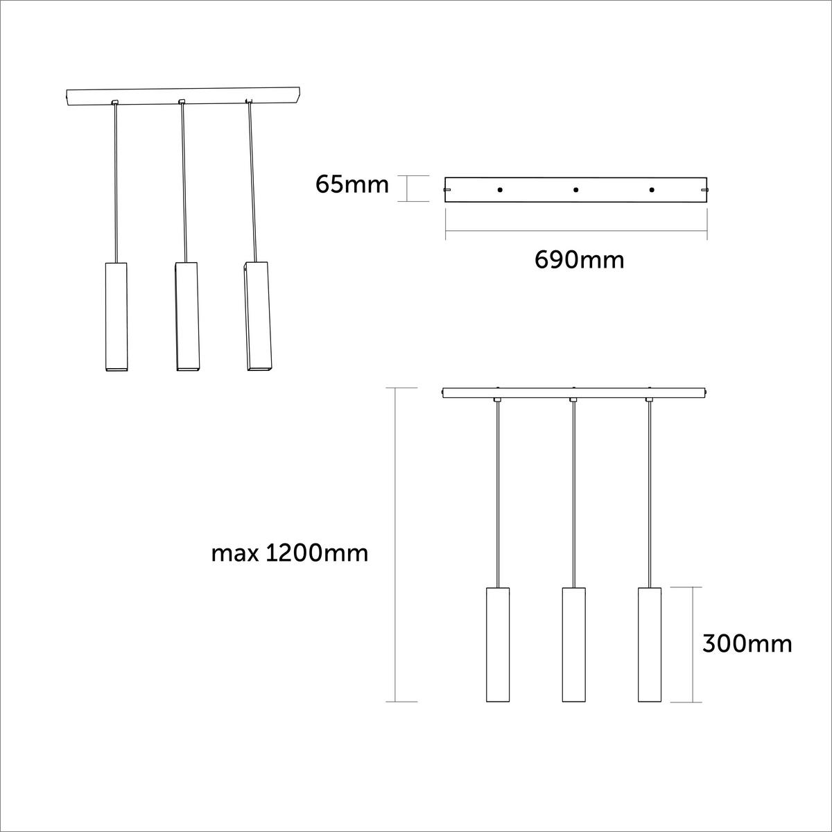 HÄNGELEUCHTE - Grün, Metall (6/50/30cm) - Lumicom