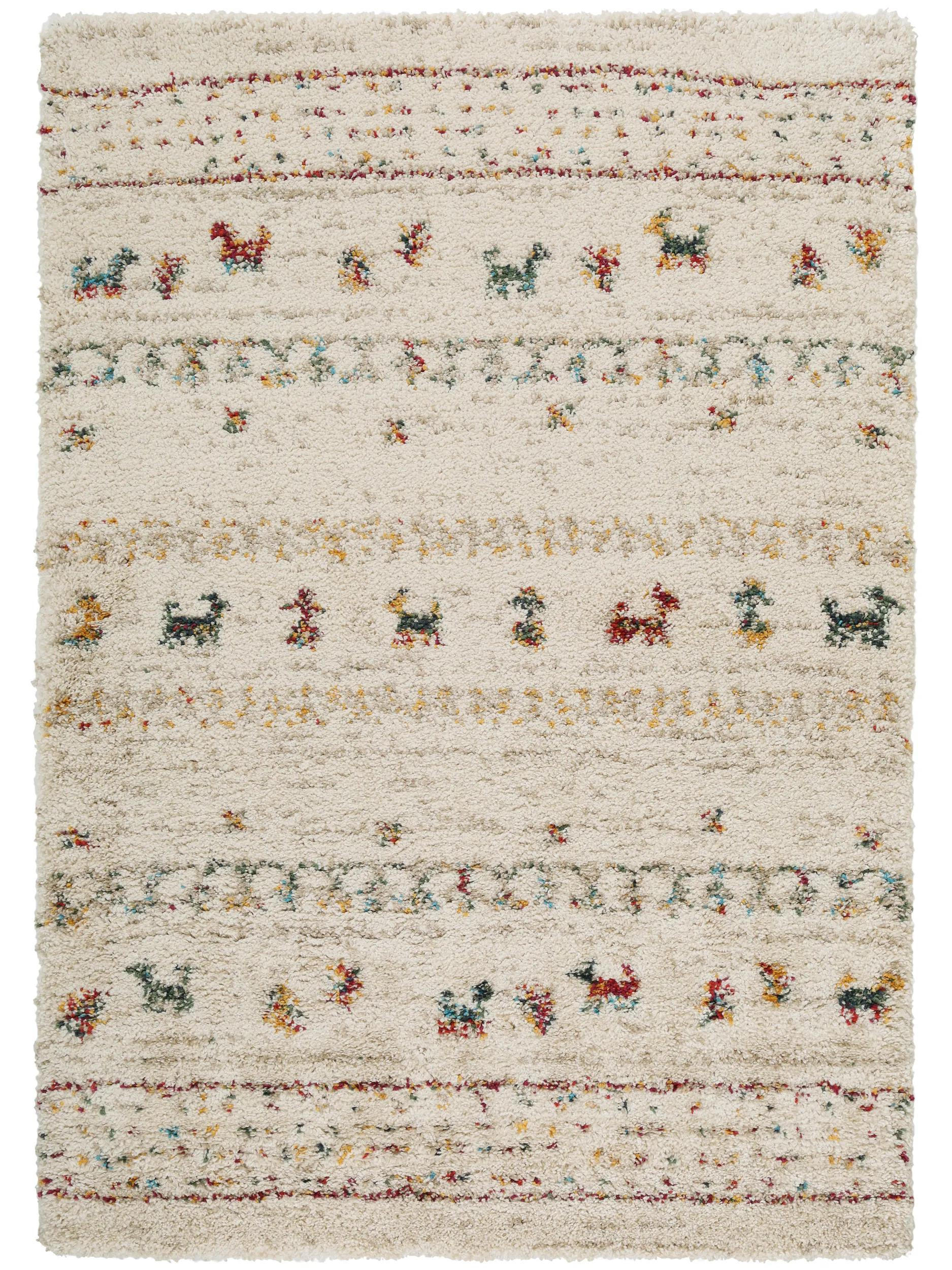 benuta Hochflorteppich Beige 200x290 cm