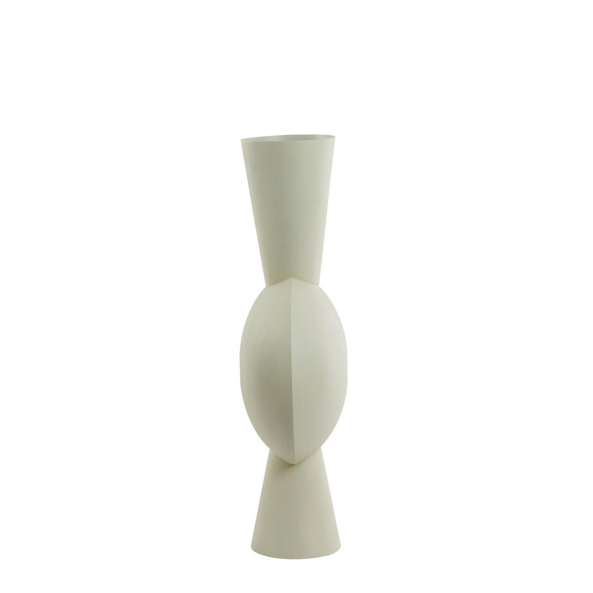 VASE Kavandu Grau 37,5/22/81 cm - Grau, Metall (79.5cm) - Light & Living