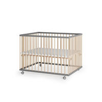 LAUFGITTER 75x100 cm - grau/natur - Premium Kollektion - Naturfarben/Grau, Holz (100/74/75cm) - Sämann – make a difference.