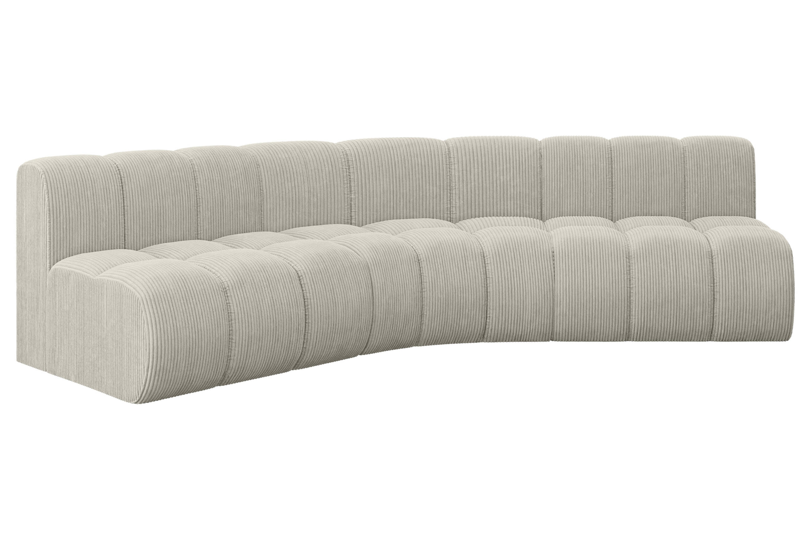 ECKSOFA modulares Sofa Montra-L1 - 290x174x70 cm Hellgrau - Hellgrau, Holzwerkstoff/Textil (290/174cm) - ALTDECOR