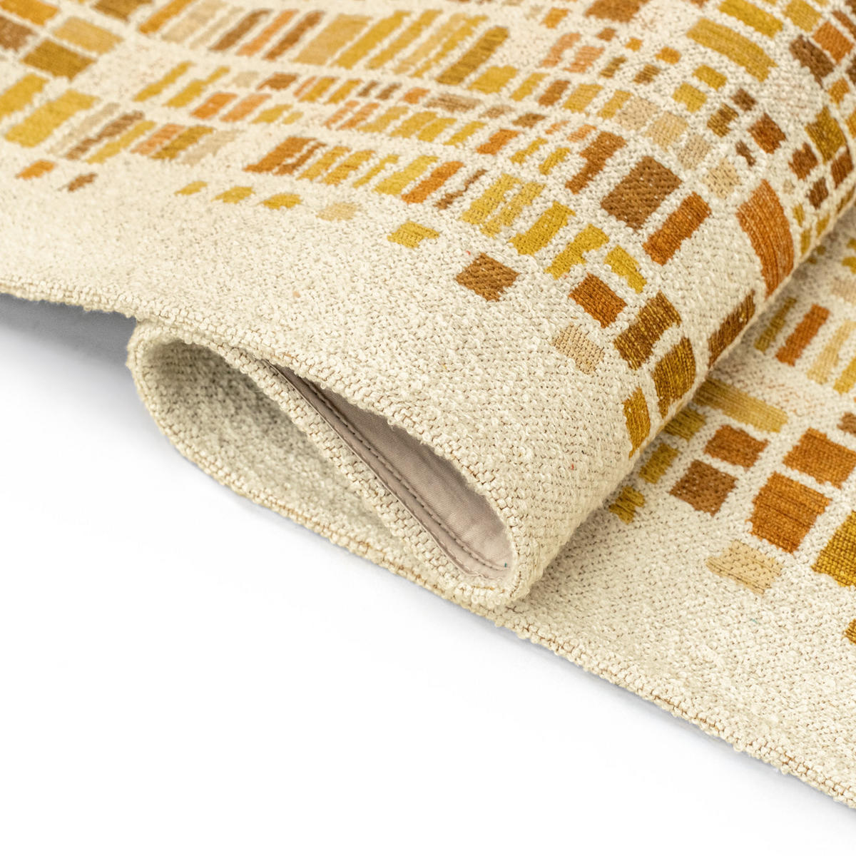 PREPROGA Cubik Moon 100/140 cm - oranžna, tekstil (100/140cm) - Louis De Poortere