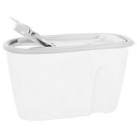 KÜCHENBEHÄLTER Lebensmittel 1 L - Weiß, Kunststoff (9/11/20cm) - Excellent Houseware