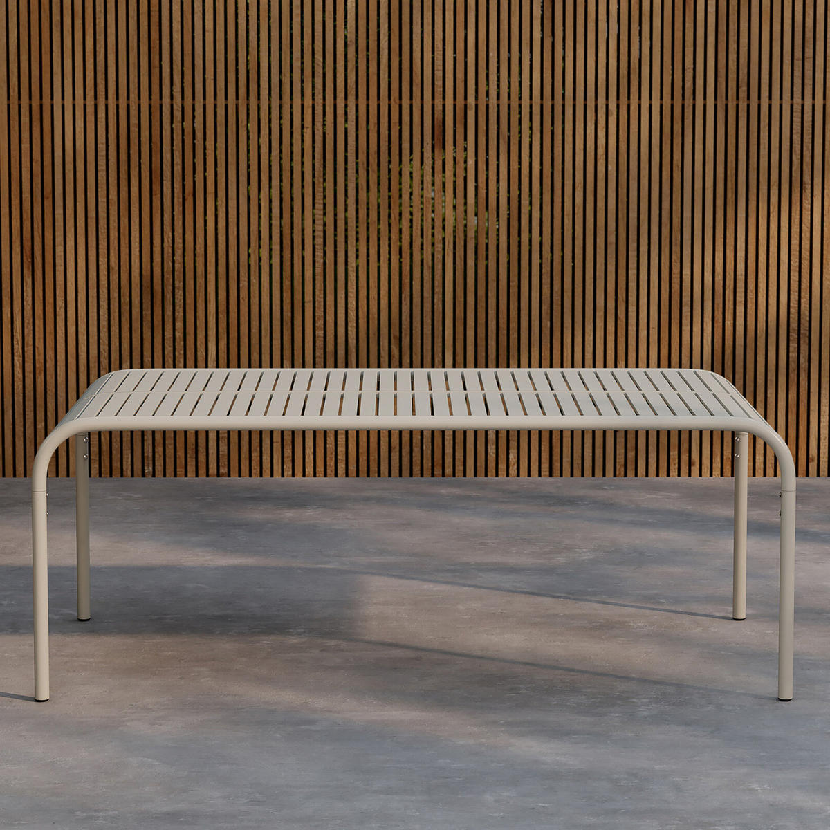 GARTENTISCH - Beige, Metall (200/100/75cm) - home24