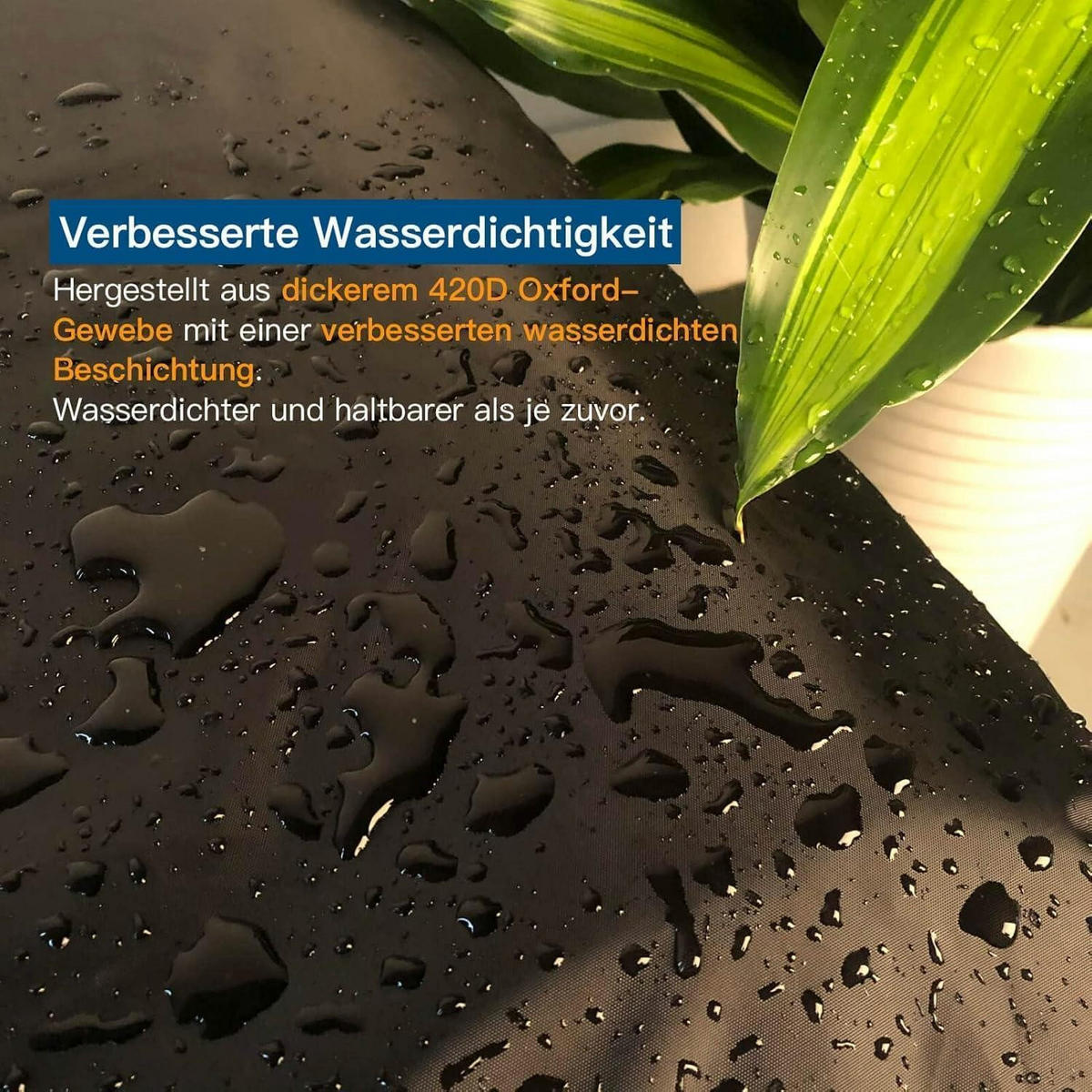 SONNENSCHIRM Schutzhülle 265 cm 420D Oxford Wasserdicht - Schwarz, Textil (70/265/40cm)