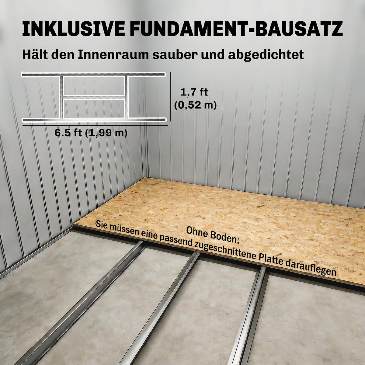 GARTENHAUS Verzinkter Stahl Dunkelgrau - Dunkelgrau, Metall (130/172/213cm) - Outsunny