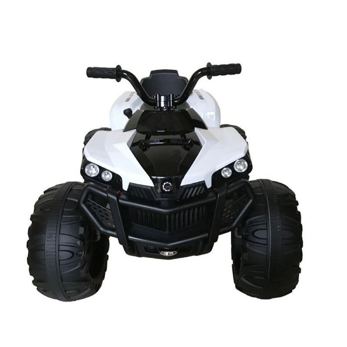 ELEKTRO KINDERQUAD Kinderquad S888 2x 25 Watt Motoren, 12V 7Ah Akku, Musikfunktion, LED-Scheinwerfer - Weiß, Kunststoff (100/70/70cm) - Es-Toys