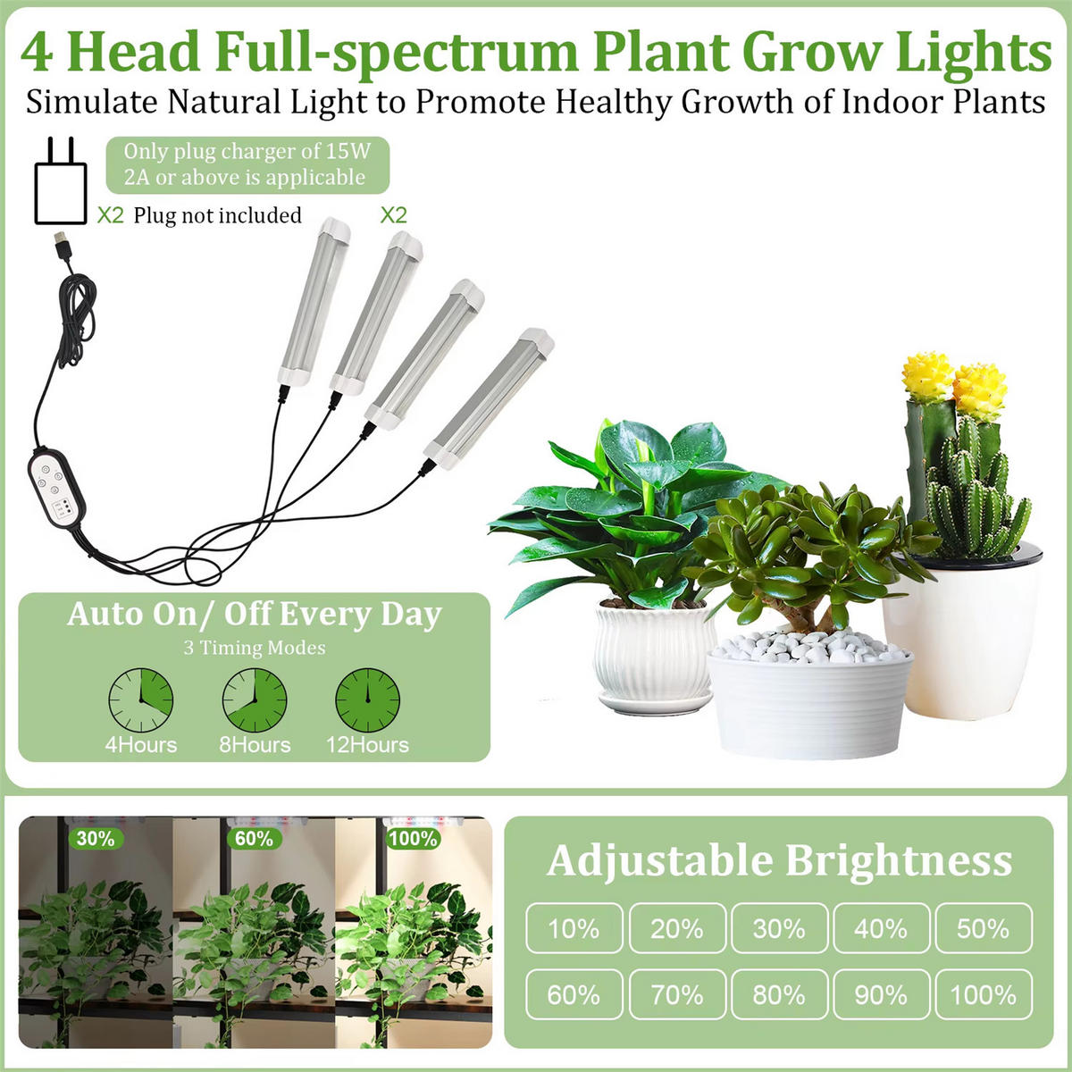 PFLANZENREGAL Halbmond Metall Blumenregal mehrstufig LED - Braun, Metall (115/177/30cm) - Kaket