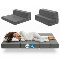 FALTMATRATZE MULTIFOLD, 120x200cm - Grau, Textil - Arensberger