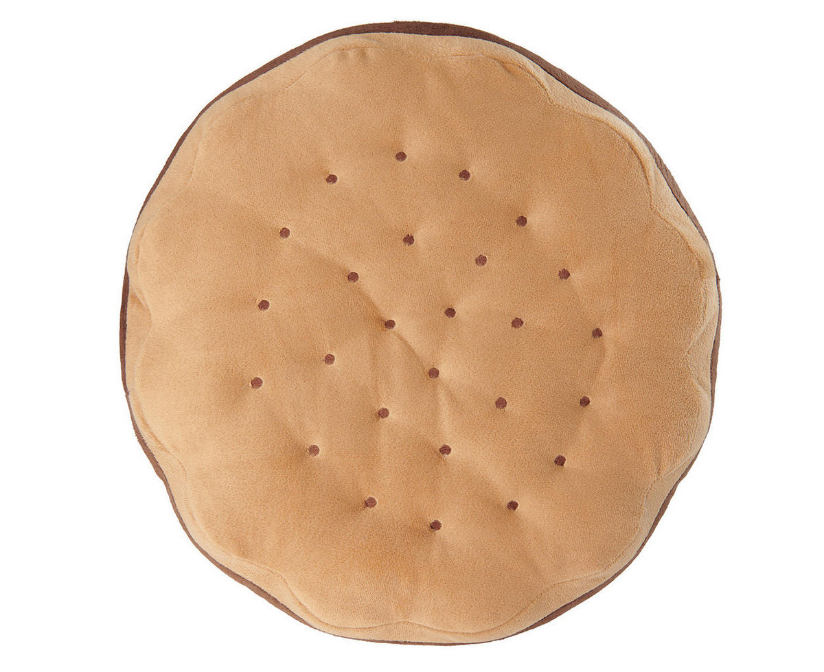 ZIERKISSEN Schokokeks Doppelkeks Keks 40 cm - Multicolor, Textil (40/40/7cm) - United Labels