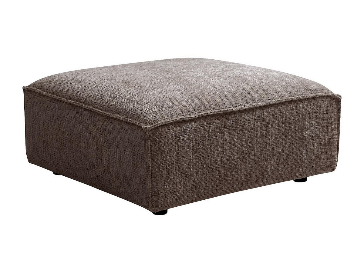 SITZHOCKER - 1 Person - stoff - taupe Ruzolo - Taupe, Holz/Textil (90/43/90cm) - Vente-Unique