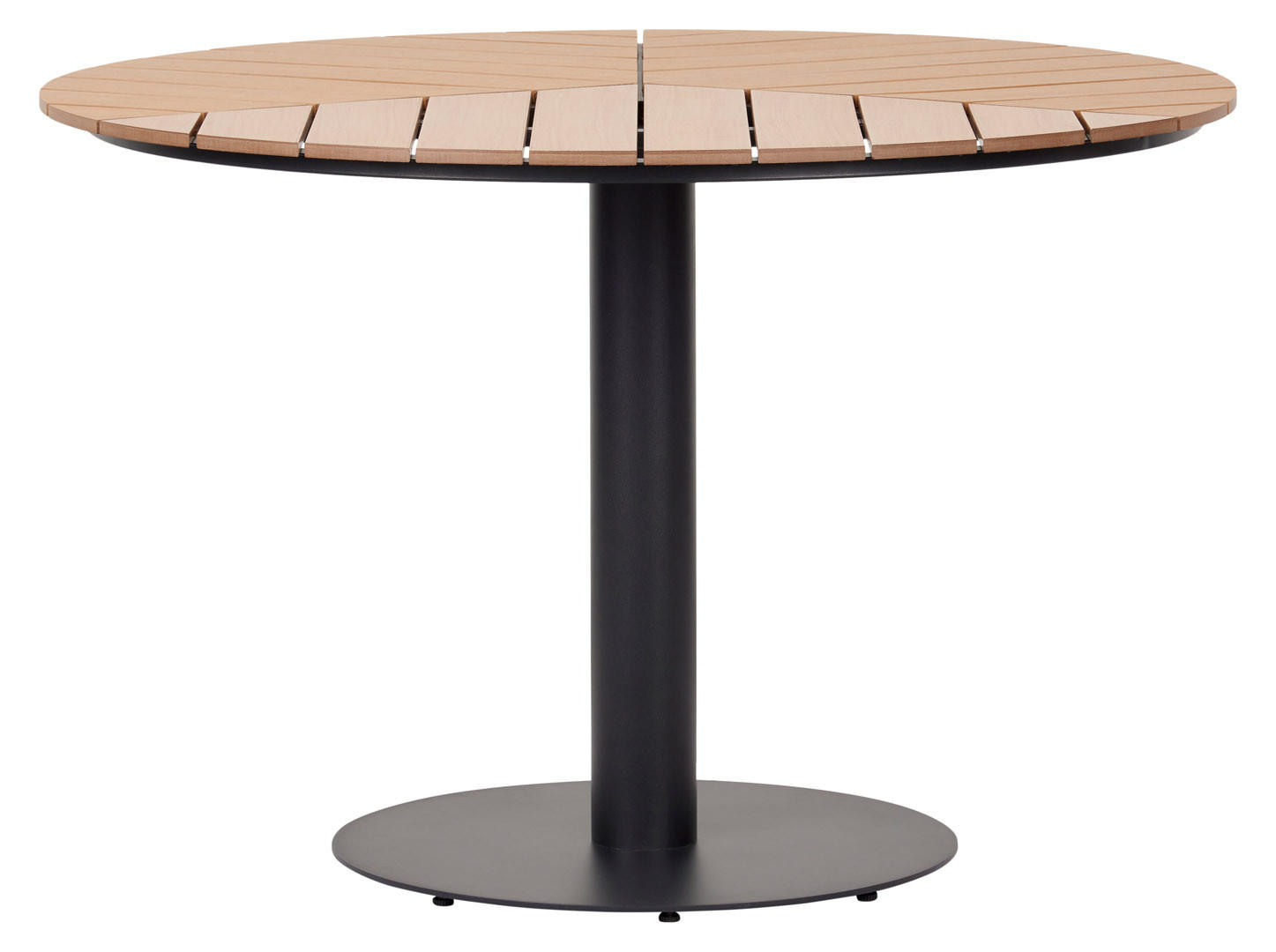 GARTENTISCH Schwarz - Schwarz, Holzwerkstoff (113/113/70cm) - ebuy24