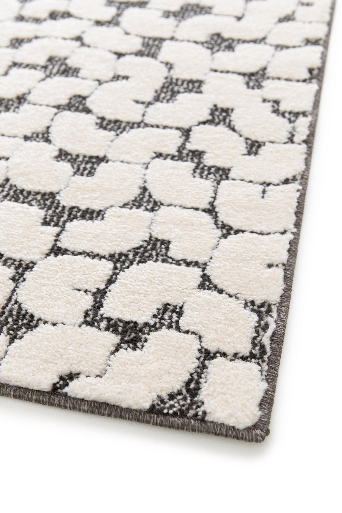 TEPPICH ultrafein mit Skulptureffekt grau - Grau, Textil (120/170cm) - AFK Living