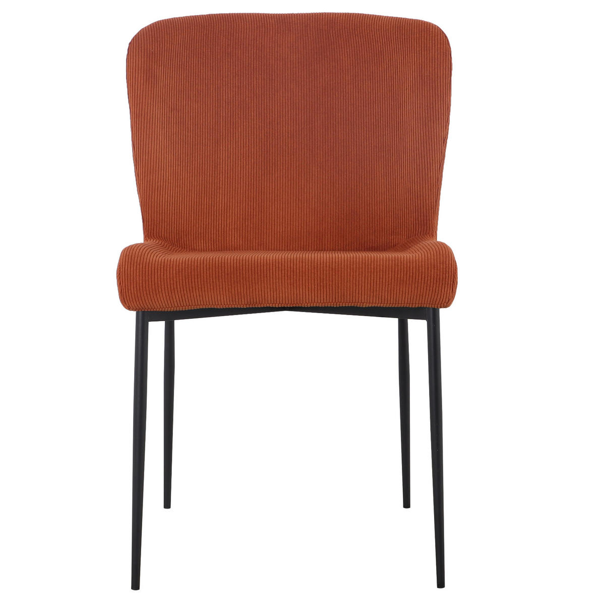 ESSZIMMERSTÜHLE 2er Set FREDDIE Orange - Orange, Textil (48/83/56cm) - SVITA
