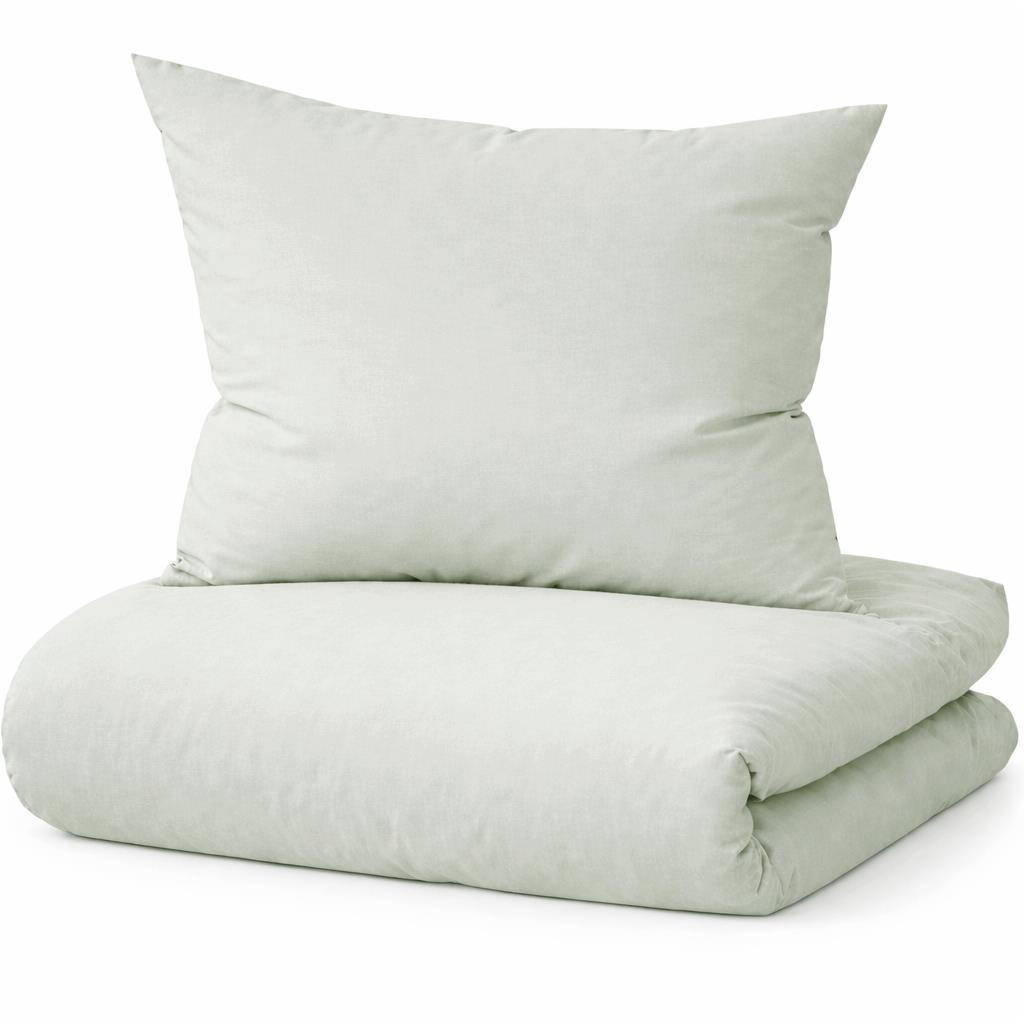 BETTWÄSCHE Mako Satin 155x220 cm aus 100% Baumwolle mit Reißverschluss, Uni Bettbezug 155 x 220 - Hellgrau - Hellgrau, Textil (155/220cm) - Carpe Sonno