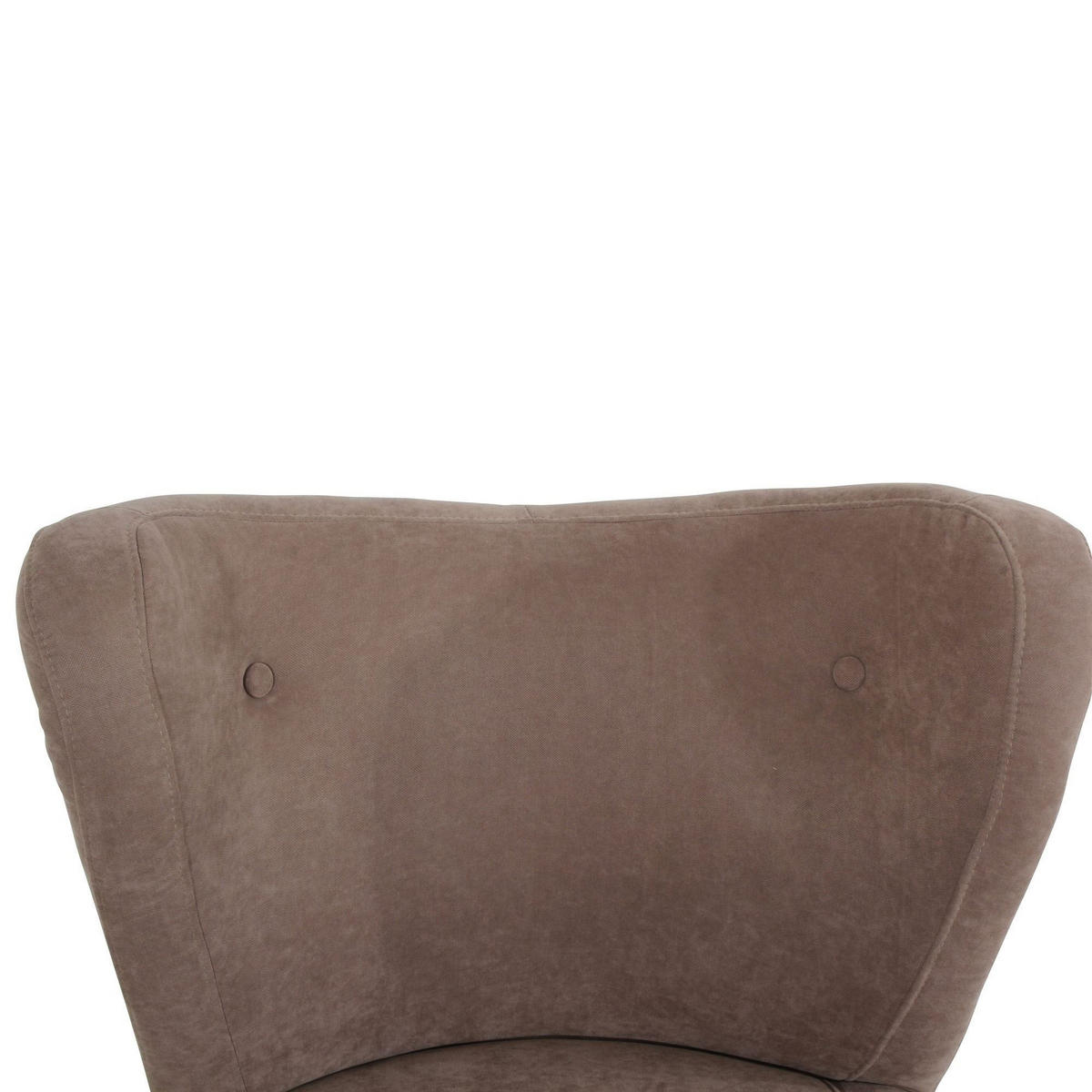 SESSEL Kathy Bezug Veloursstoff Buche natur / sahara - Beige, Kunststoff (70/86/69cm) - 58aufmkessel