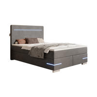 BOXBETT Portland anthrazit 90/200 cm - Anthrazit, Textil (90/200cm) - wonello
