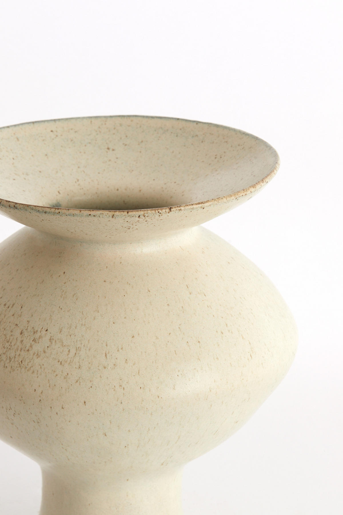 VASE Ajuda Weiß Ø25,5/29 cm - Weiß, Keramik (29cm) - Light & Living