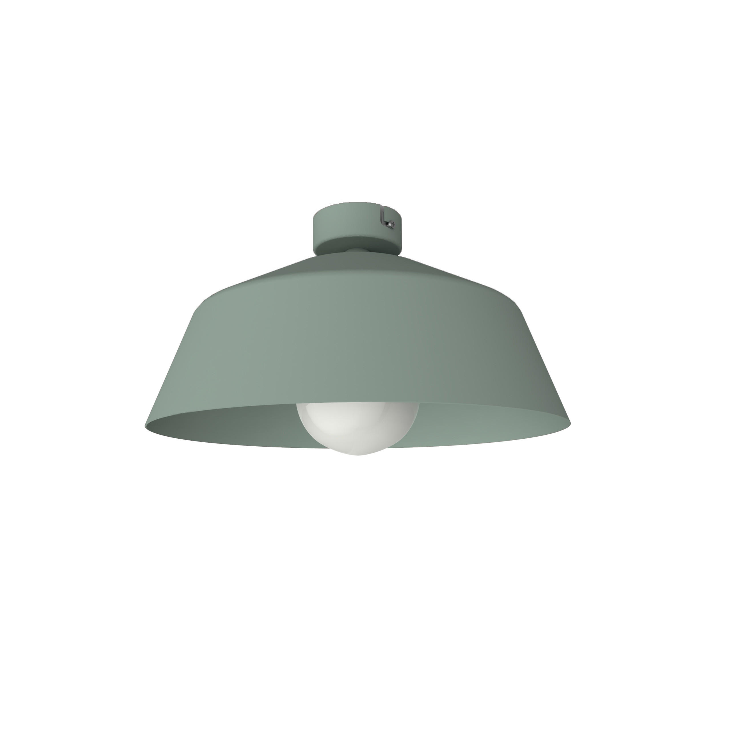DECKENLEUCHTE - Grün, Metall (35/35/20cm) - Lumicom