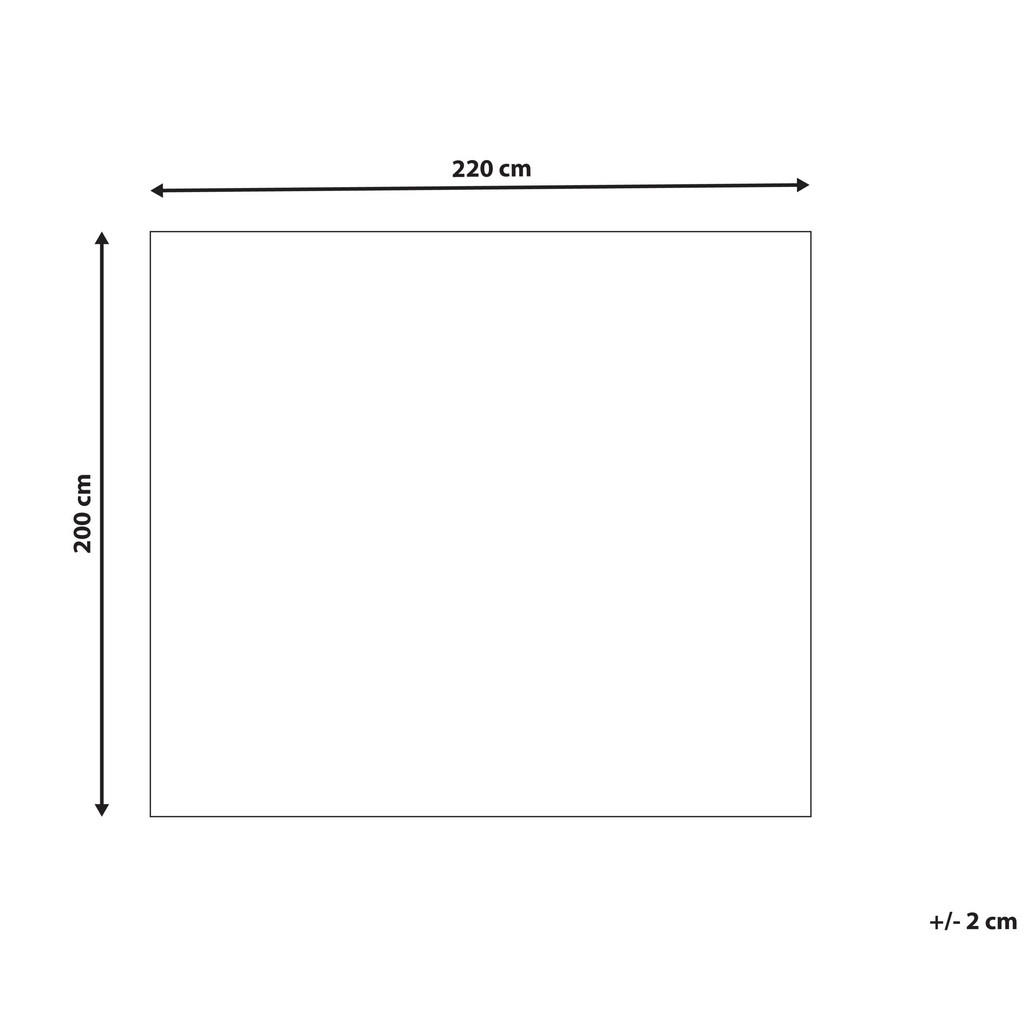 Thumbnail - Beliani Decke, Ecru, Textil, 200x220 cm, Wohntextilien, Decken