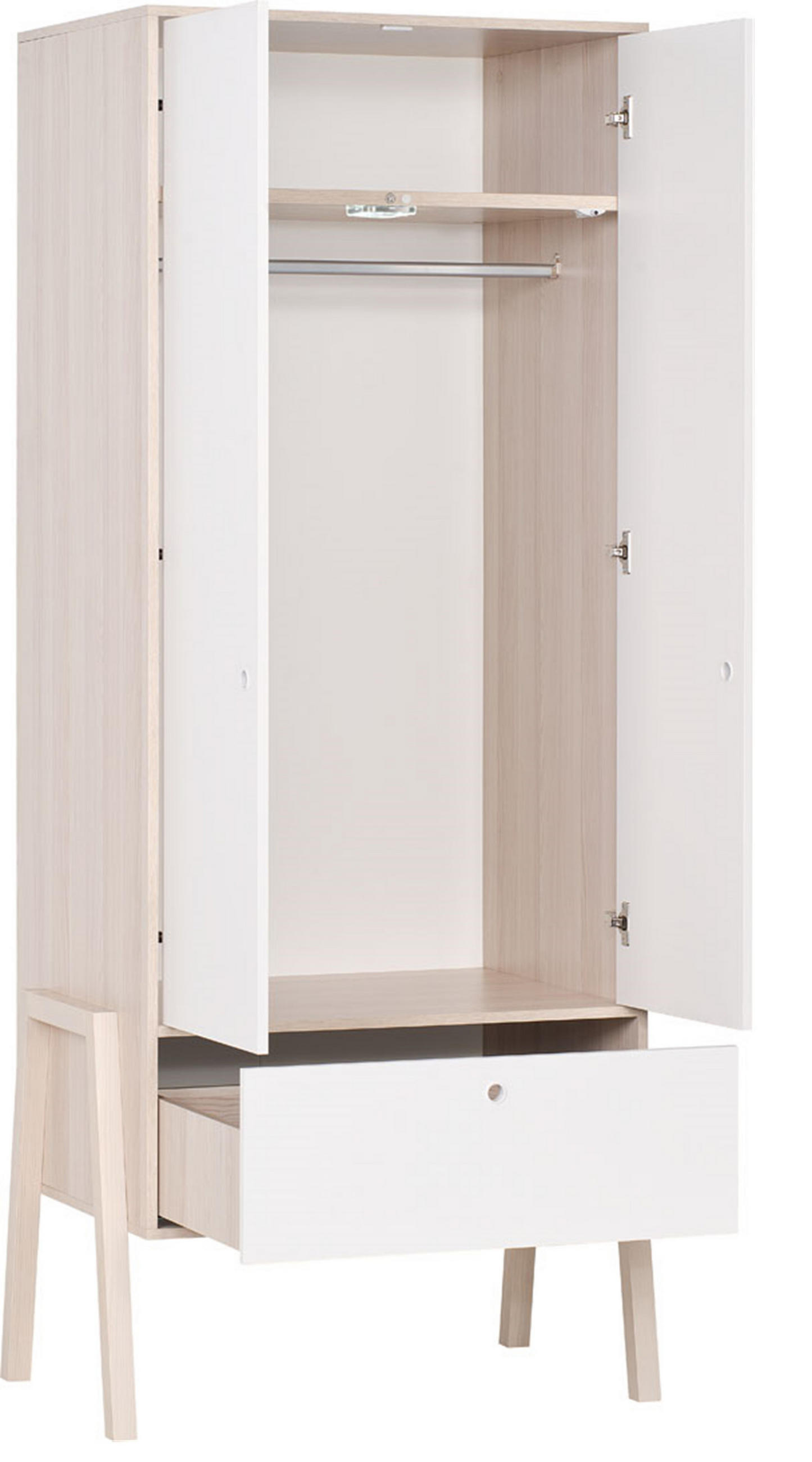 Thumbnail - Xxxl Kleiderschrank, Weiß, Holzwerkstoff, 88x210x60 cm, Schlafzimmer, Kleiderschränke