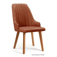 ESSZIMMERSTUHL (6er-Set) Daryl 52x91x60 Eiche geölt/Cognac - Cognac/Eichefarben, Kunststoff (60/91/52cm) - 58aufmkessel