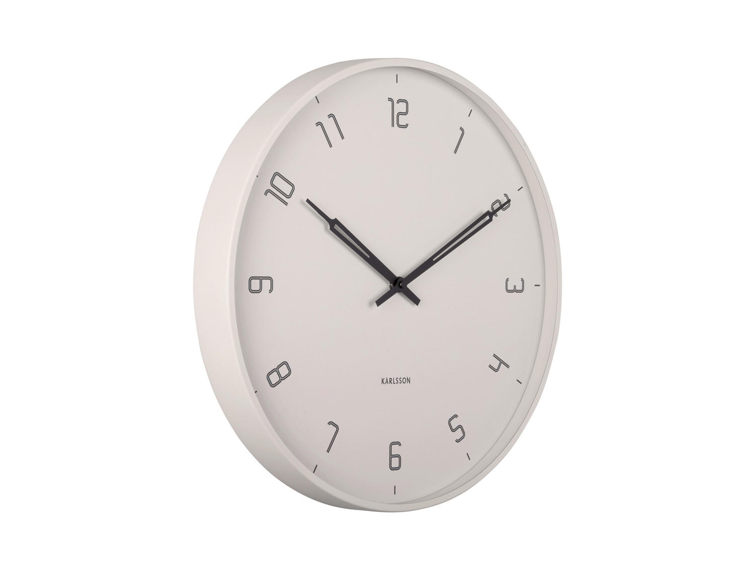 Karlsson Wanduhr Grau 40x40x4.5 cm