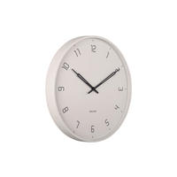 WANDUHR Stark Ø40 cm - Grau, Metall (40/40/4.5cm) - Karlsson